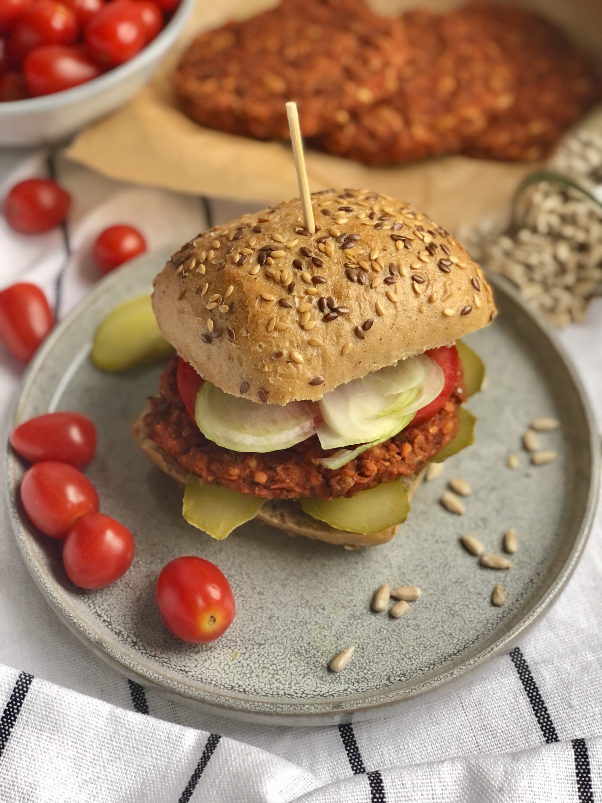 burger z fasoli przepis